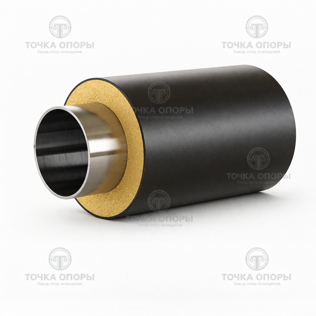 Труба ППУ полиэтиленовая оболочка 1425х1220х11 мм ГОСТ 30732-2006