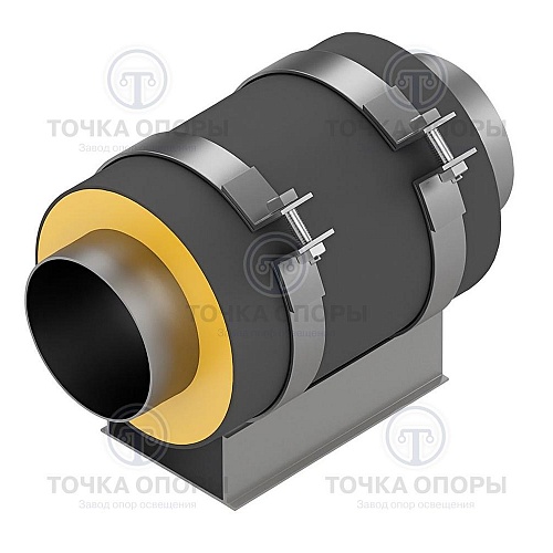 Скользящая опора СПО 133/250.150 подкладная для труб в ППУ